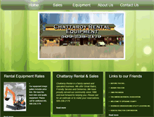 Tablet Screenshot of chattaroyrental.com